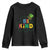 Lucky Shamrock Be Kind Youth Sweatshirt Autism Leprechaun St Patricks Day