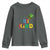 Lucky Shamrock Be Kind Youth Sweatshirt Autism Leprechaun St Patricks Day