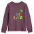 Lucky Shamrock Be Kind Youth Sweatshirt Autism Leprechaun St Patricks Day
