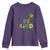 Lucky Shamrock Be Kind Youth Sweatshirt Autism Leprechaun St Patricks Day