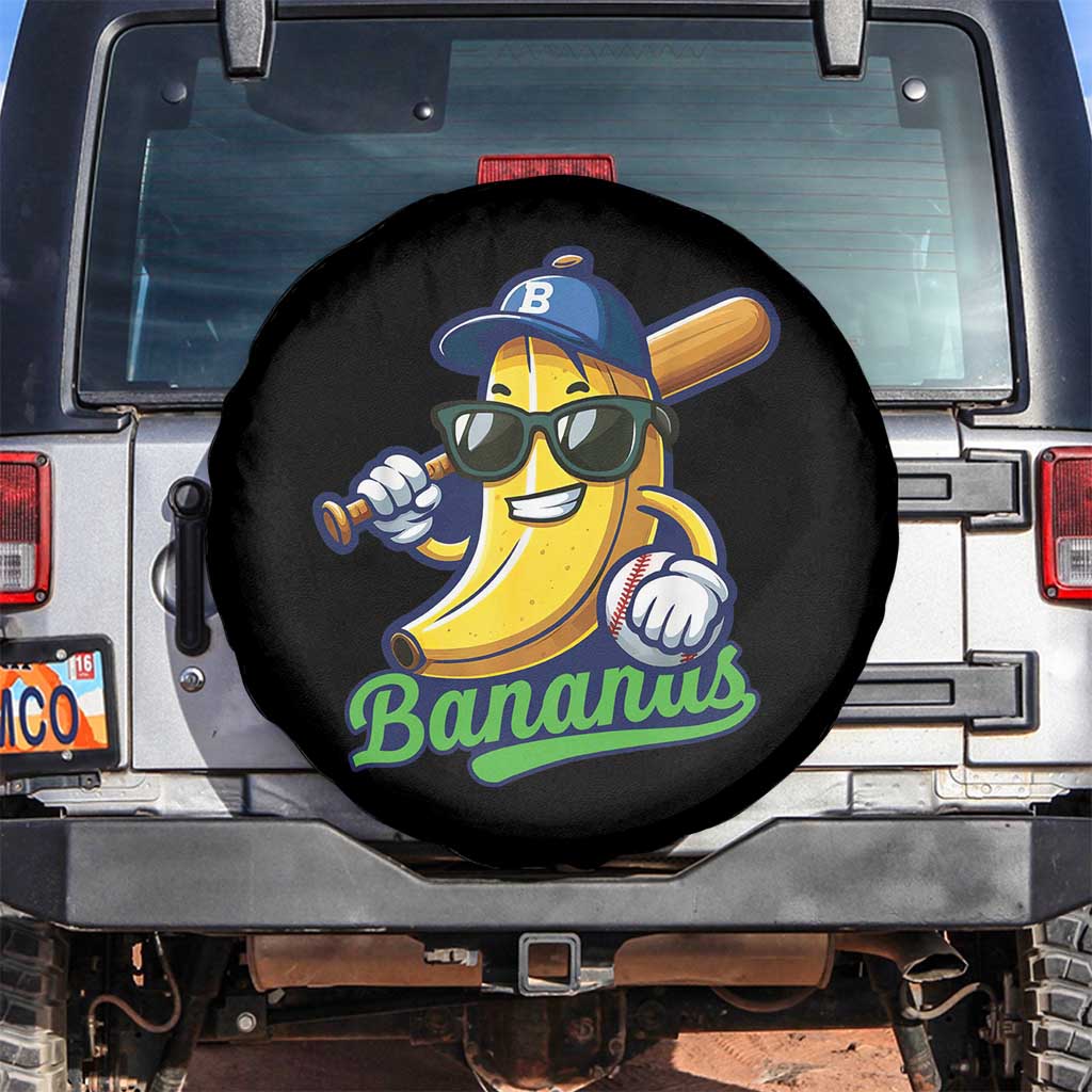 Cute Banana Graphics Spare Tire Cover Funny Sports Baseball Lover