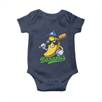 Cute Banana Graphics Baby Onesie Funny Sports Baseball Lover