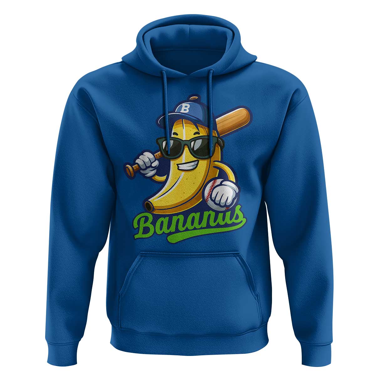 Cute Banana Graphics Hoodie Funny Sports Baseball Lover