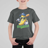 Cute Banana Graphics T Shirt For Kid Funny Sports Baseball Lover