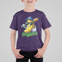 Cute Banana Graphics T Shirt For Kid Funny Sports Baseball Lover