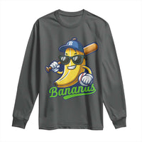 Cute Banana Graphics Long Sleeve Shirt Funny Sports Baseball Lover