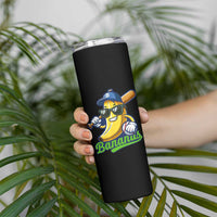 Cute Banana Graphics Skinny Tumbler Funny Sports Baseball Lover