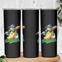 Cute Banana Graphics Skinny Tumbler Funny Sports Baseball Lover