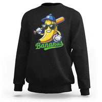 Cute Banana Graphics Sweatshirt Funny Sports Baseball Lover
