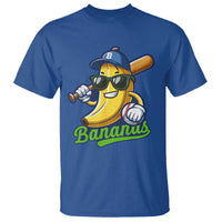 Cute Banana Graphics T Shirt Funny Sports Baseball Lover