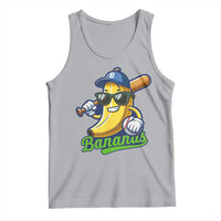 Cute Banana Graphics Tank Top Funny Sports Baseball Lover