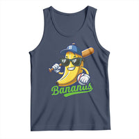 Cute Banana Graphics Tank Top Funny Sports Baseball Lover
