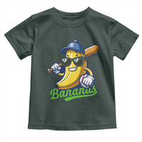 Cute Banana Graphics Toddler T Shirt Funny Sports Baseball Lover