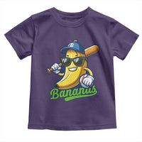 Cute Banana Graphics Toddler T Shirt Funny Sports Baseball Lover