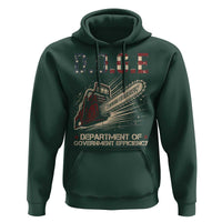 Chainsaw For Bureaucracy Hoodie Funny DOGE USA Flag