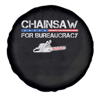 Chainsaw For Bureaucracy Spare Tire Cover DOGE Department Of Government