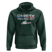 Chainsaw For Bureaucracy Hoodie DOGE Department Of Government