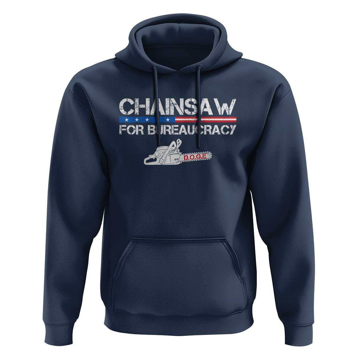 Chainsaw For Bureaucracy Hoodie DOGE Department Of Government
