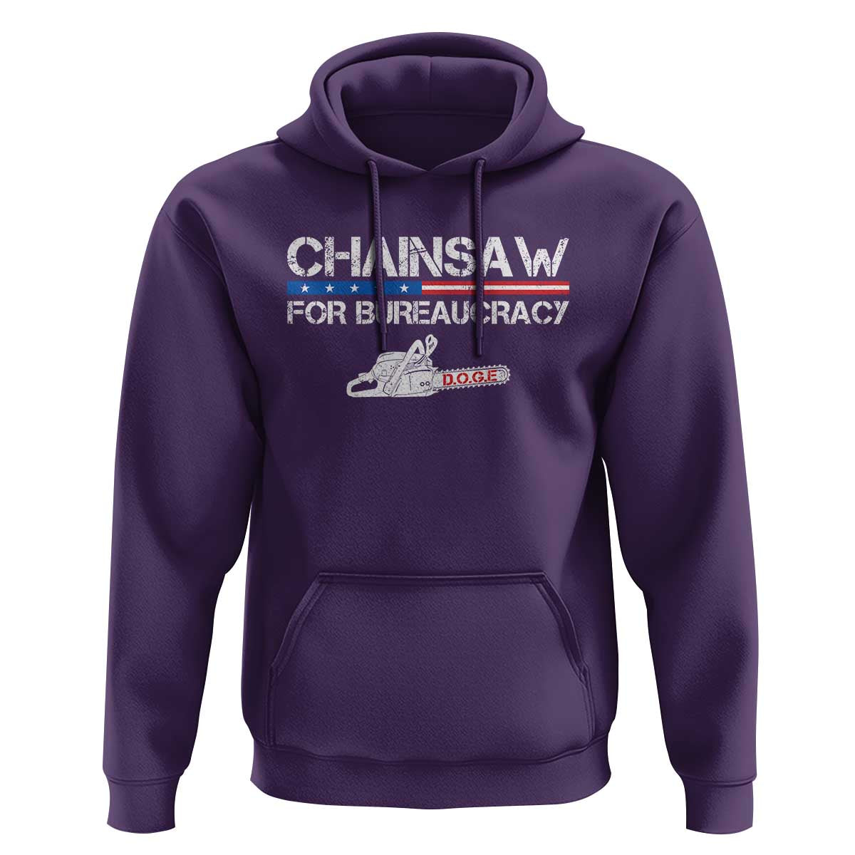Chainsaw For Bureaucracy Hoodie DOGE Department Of Government