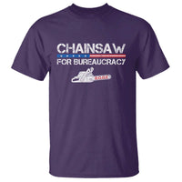 Chainsaw For Bureaucracy T Shirt DOGE Department Of Government