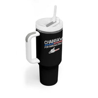 Chainsaw For Bureaucracy Tumbler With Handle DOGE Department Of Government