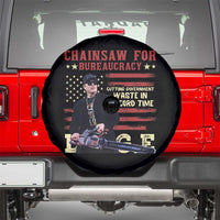 Chainsaw For Bureaucracy Spare Tire Cover Cutting Government Waste In Record Time DOGE