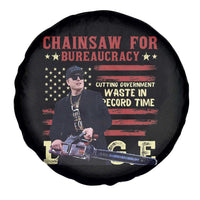 Chainsaw For Bureaucracy Spare Tire Cover Cutting Government Waste In Record Time DOGE