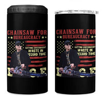 Chainsaw For Bureaucracy 4 in 1 Can Cooler Tumbler Cutting Government Waste In Record Time DOGE