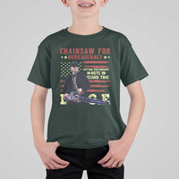 Chainsaw For Bureaucracy T Shirt For Kid Cutting Government Waste In Record Time DOGE