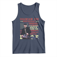 Chainsaw For Bureaucracy Tank Top Cutting Government Waste In Record Time DOGE