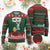 Cute Bunny Fishing Ugly Christmas Sweater Hooked for Easter Eggs Funny Holiday - Wonder Print Shop