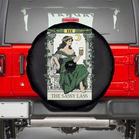 The Sassy Lass Tarot Card Spare Tire Cover Funny St Patrick's Day
