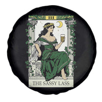 The Sassy Lass Tarot Card Spare Tire Cover Funny St Patrick's Day