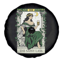 The Sassy Lass Tarot Card Spare Tire Cover Funny St Patrick's Day
