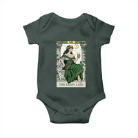 The Sassy Lass Tarot Card Baby Onesie Funny St Patrick's Day