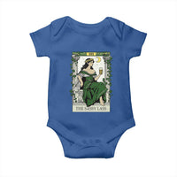 The Sassy Lass Tarot Card Baby Onesie Funny St Patrick's Day