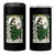 The Sassy Lass Tarot Card 4 in 1 Can Cooler Tumbler Funny St Patrick's Day