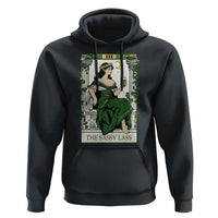 The Sassy Lass Tarot Card Hoodie Funny St Patrick's Day