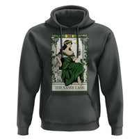 The Sassy Lass Tarot Card Hoodie Funny St Patrick's Day