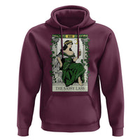 The Sassy Lass Tarot Card Hoodie Funny St Patrick's Day