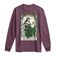 The Sassy Lass Tarot Card Long Sleeve Shirt Funny St Patrick's Day