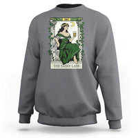 The Sassy Lass Tarot Card Sweatshirt Funny St Patrick's Day