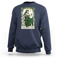 The Sassy Lass Tarot Card Sweatshirt Funny St Patrick's Day