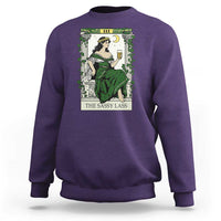 The Sassy Lass Tarot Card Sweatshirt Funny St Patrick's Day
