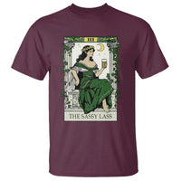 The Sassy Lass Tarot Card T Shirt Funny St Patrick's Day