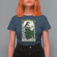 The Sassy Lass Tarot Card T Shirt For Women Funny St Patrick's Day