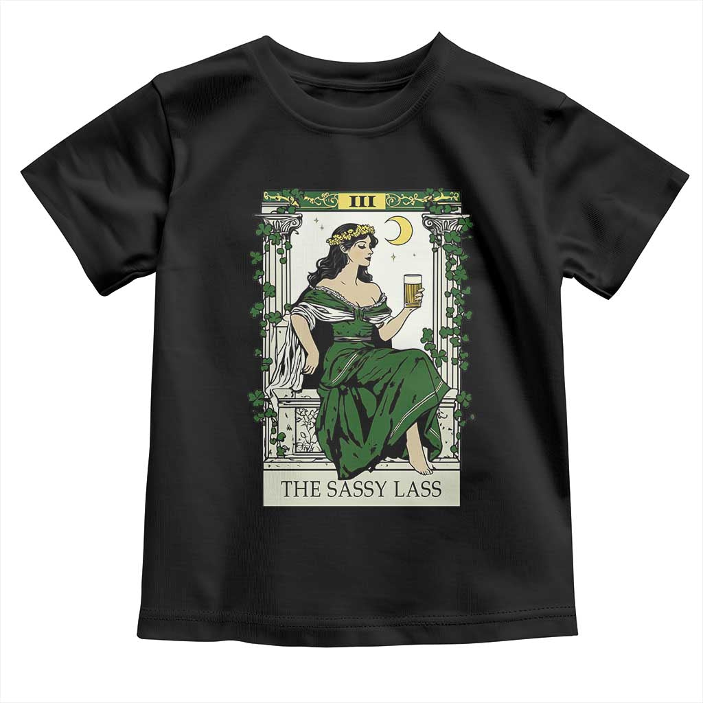 The Sassy Lass Tarot Card Toddler T Shirt Funny St Patrick's Day