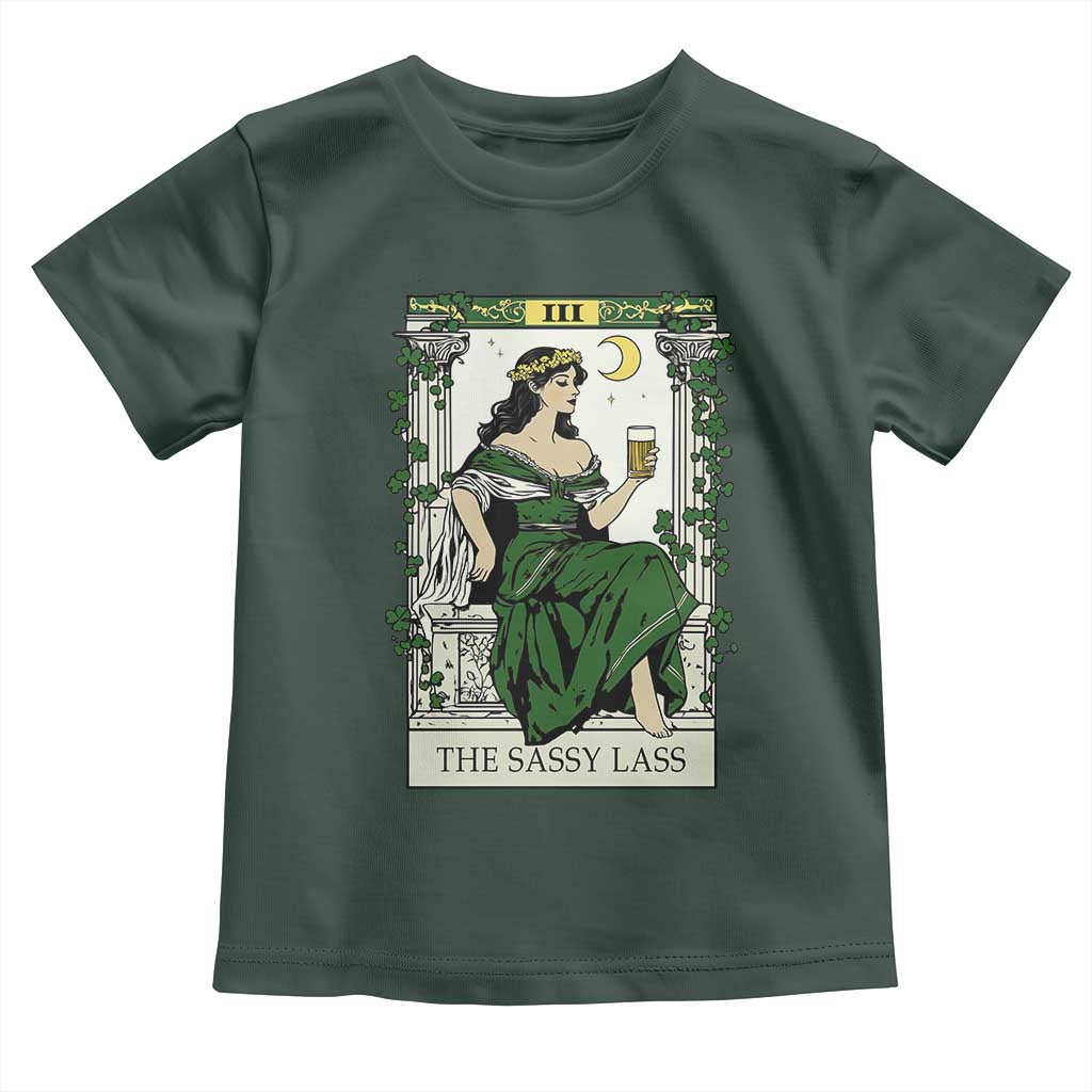 The Sassy Lass Tarot Card Toddler T Shirt Funny St Patrick's Day