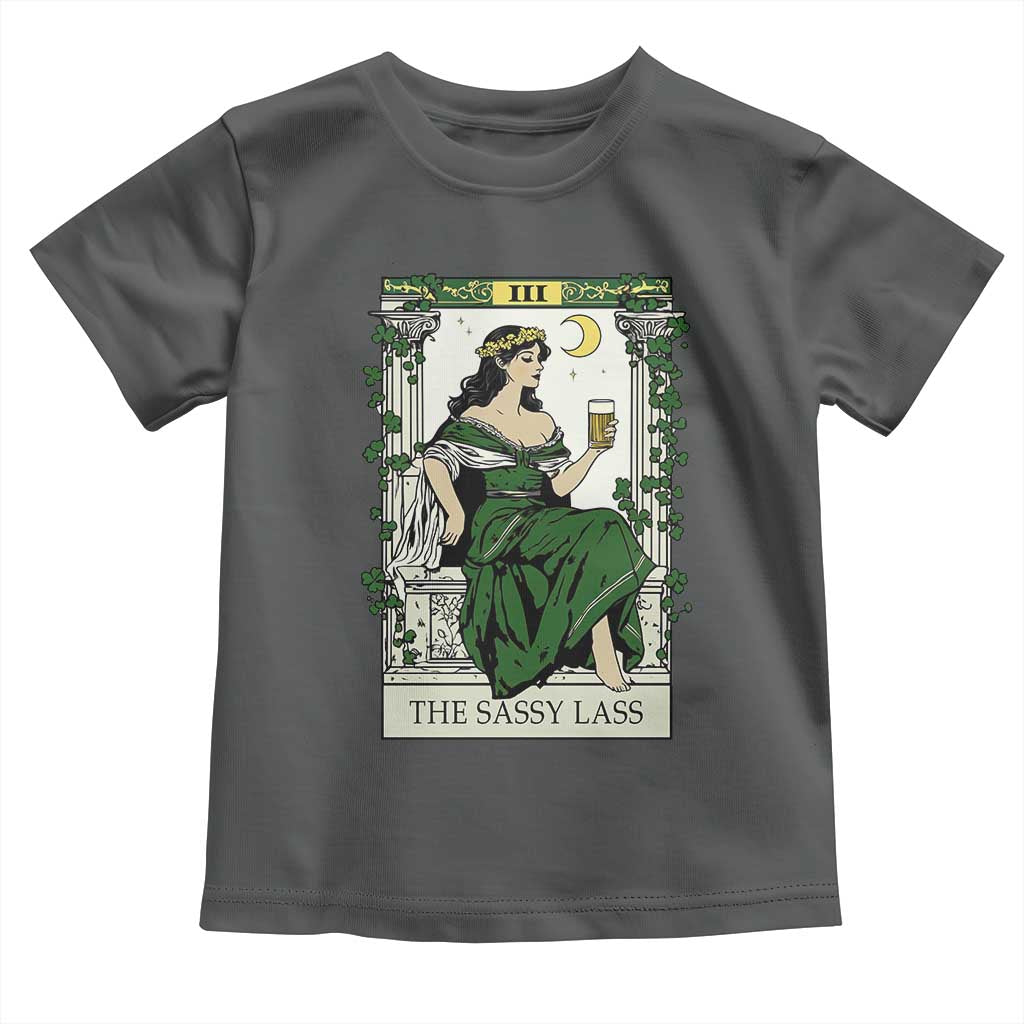The Sassy Lass Tarot Card Toddler T Shirt Funny St Patrick's Day