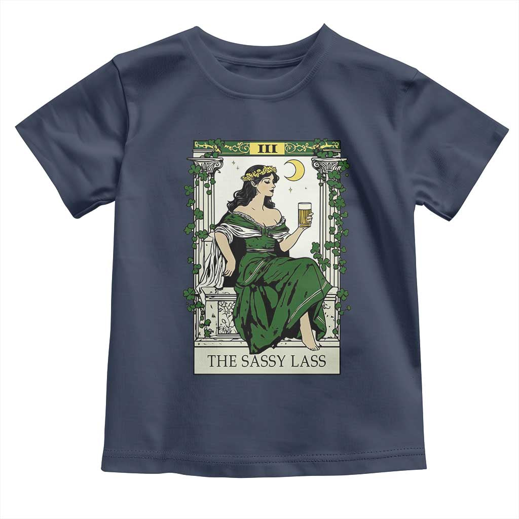 The Sassy Lass Tarot Card Toddler T Shirt Funny St Patrick's Day